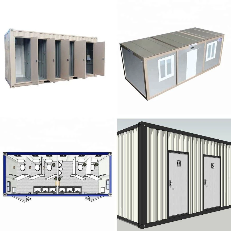 portable shipping container toilet