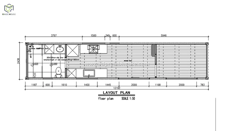 container house layout
