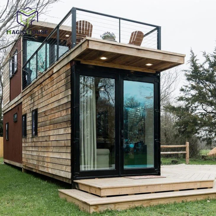 China Supplier Double Deck Portable Insulation Prefab Container House Villa