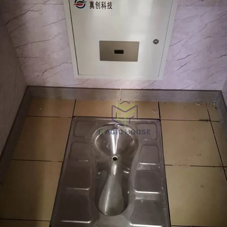 Container Fashion Simple Vacuum Self-priming Toilet