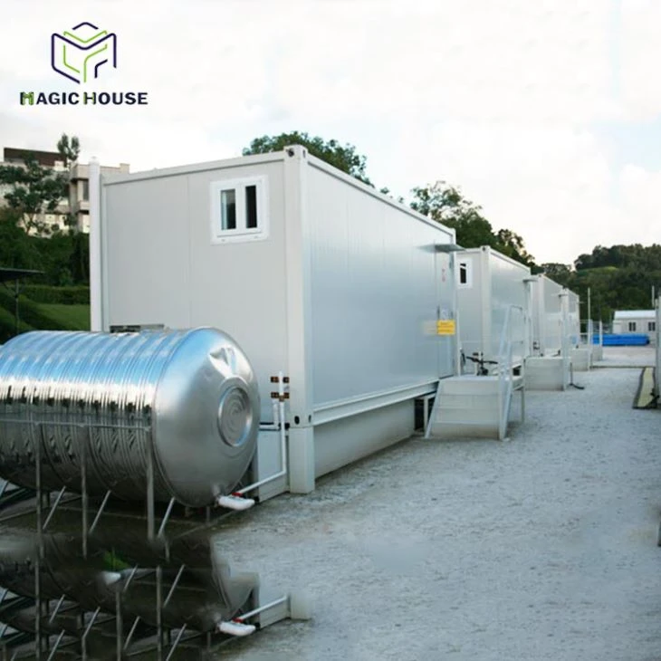 contianer toilet with water tank