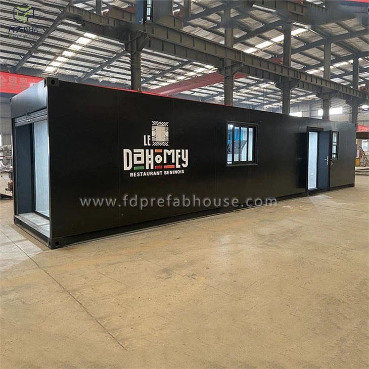 Container Restaurant With Toilet