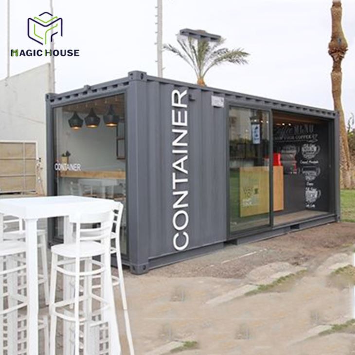 Luxury Prefabricated 20ft Container Coffee Shop