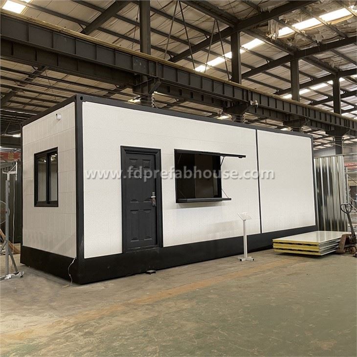 Decorated Container Kitchen With Metal Carved Panels