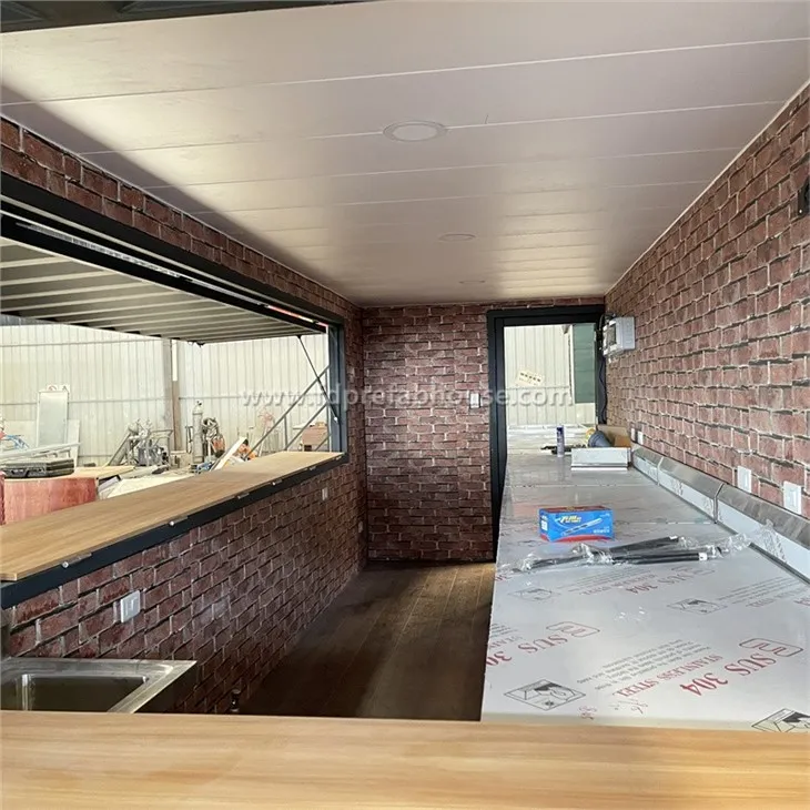 20 ft Black Double-decker Container Cafe in Usa