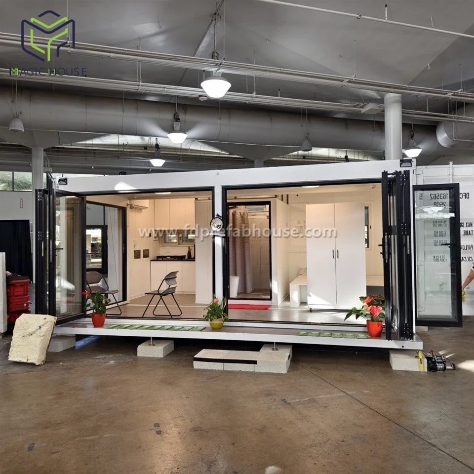 20HQ Expandable Shipping Container House factory