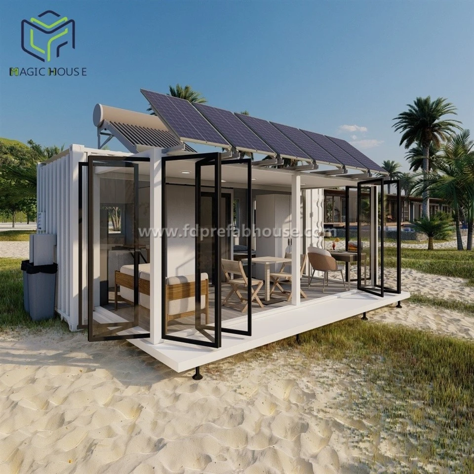 20HQ Expandable Shipping Container House factory