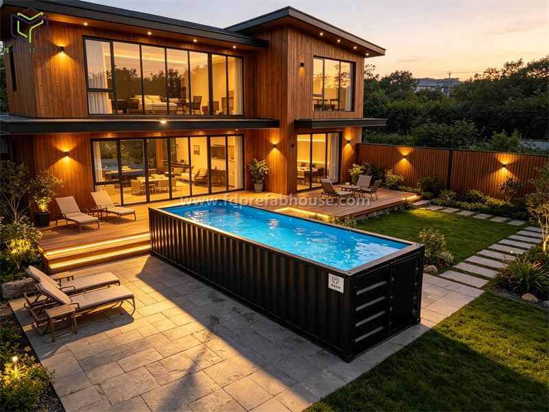 40ft Container Swimming Pool For AirBnb